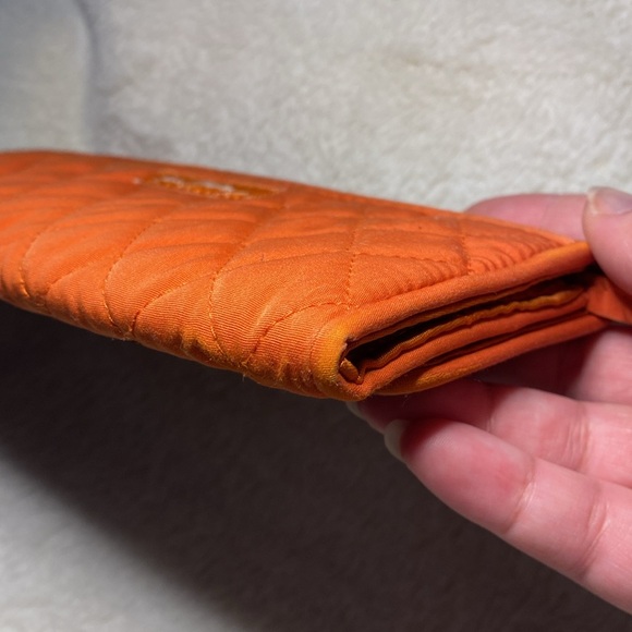 SOLD Hand-Painted Tiger’s Eye Quilted Wallet ‘Staring Contest’ - Picture 8 of 15